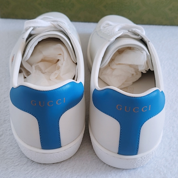 Authentic Gucci x Disney Men's Donald Duck Ace Sneakers in white - Picture 10 of 16